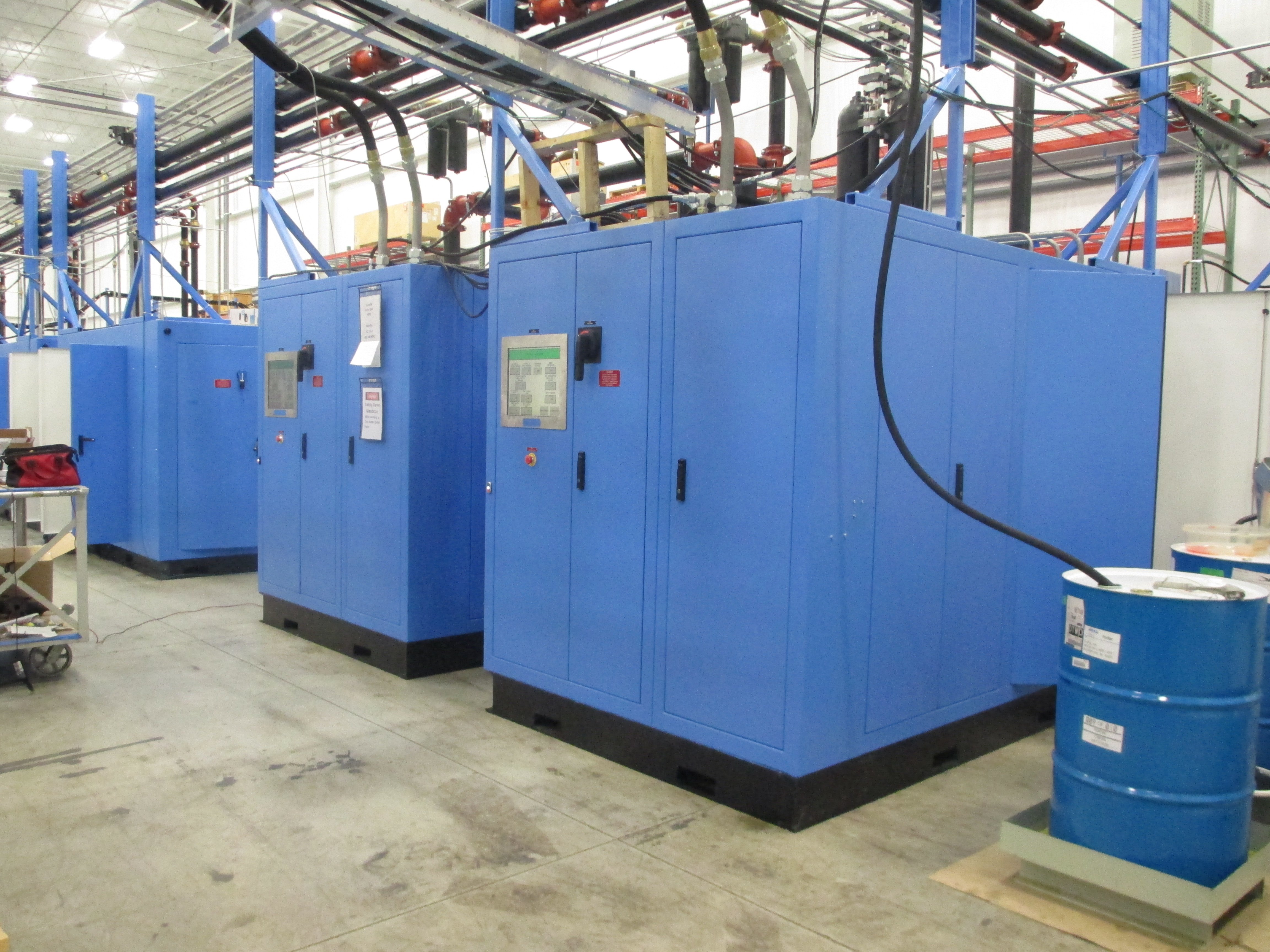 Stationary Hydraulic Power Units for Networked Hydraulic Component Test Shop